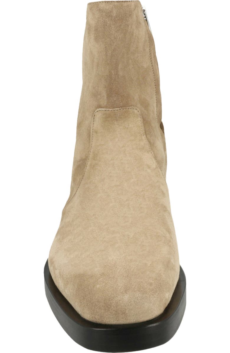 FERRAGAMO Gerald Side Zip Boot, Alternate, color, Bone