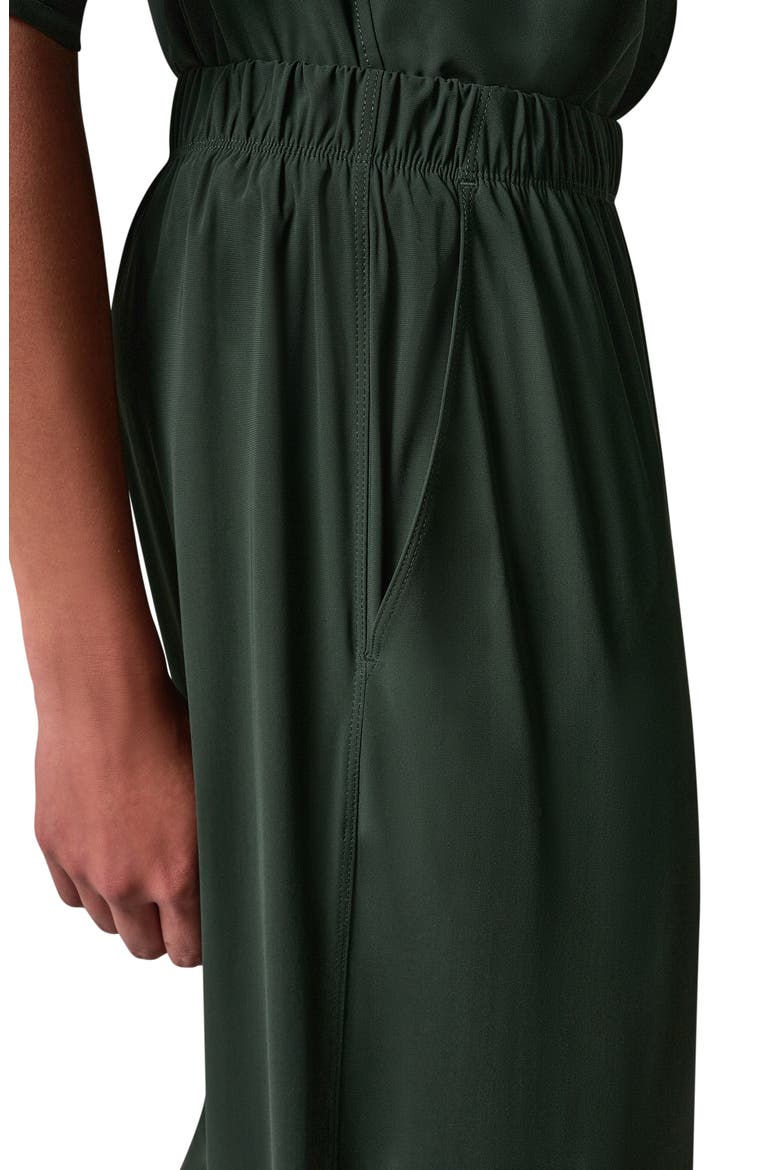 Relaxed Mid Rise Ankle Wide Leg Pants, Alternate, color, BLACK FOREST