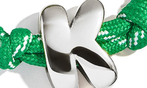 Baublebar Dive In Initial Bracelet In Green
