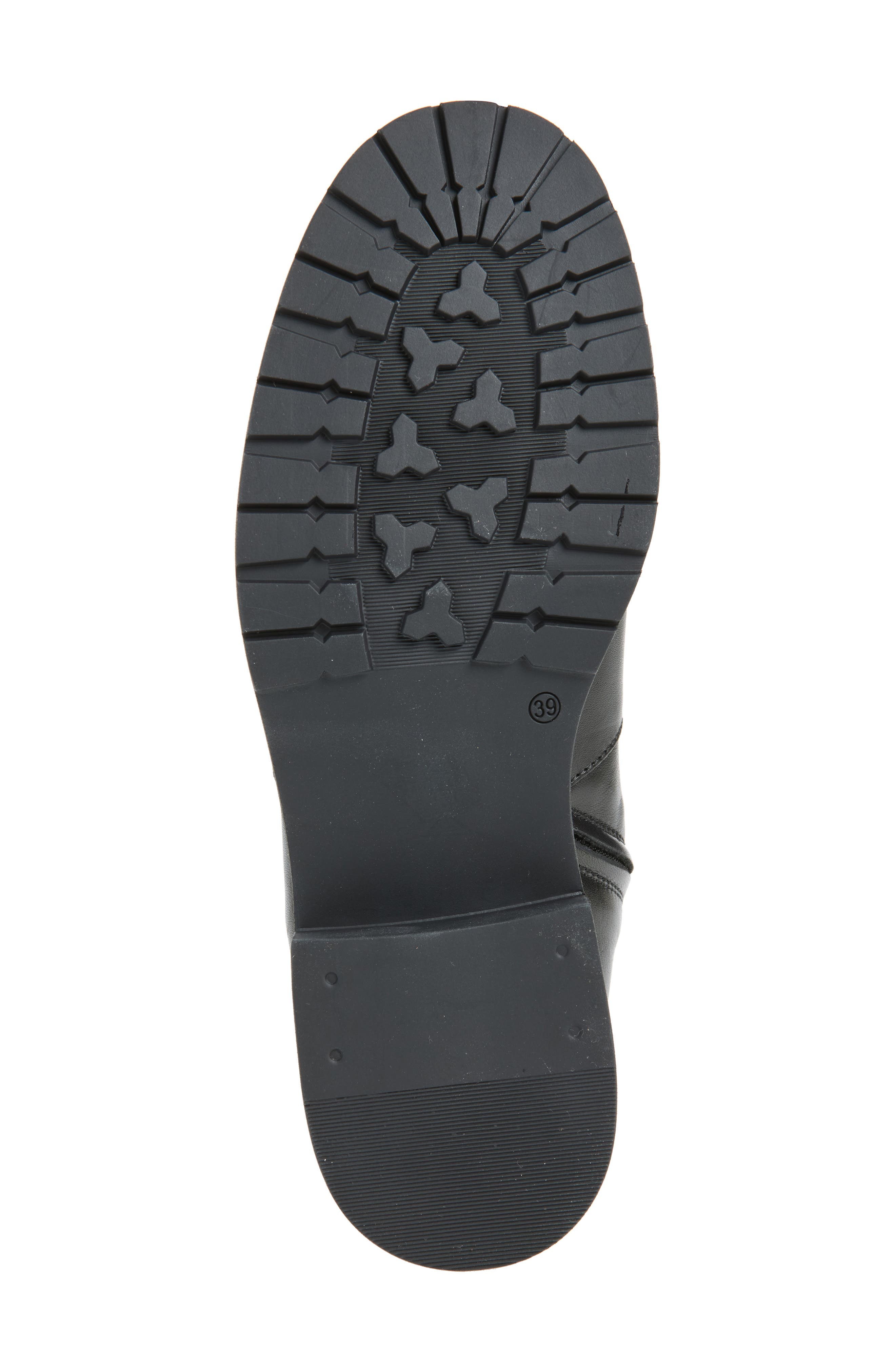 Blaize Leather Boot, Alternate, color, EBONY LEATHER