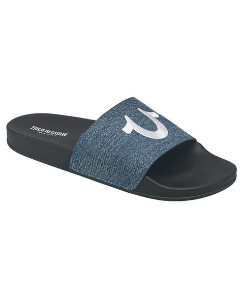 True Religion Mens Blue Flat outlets Front