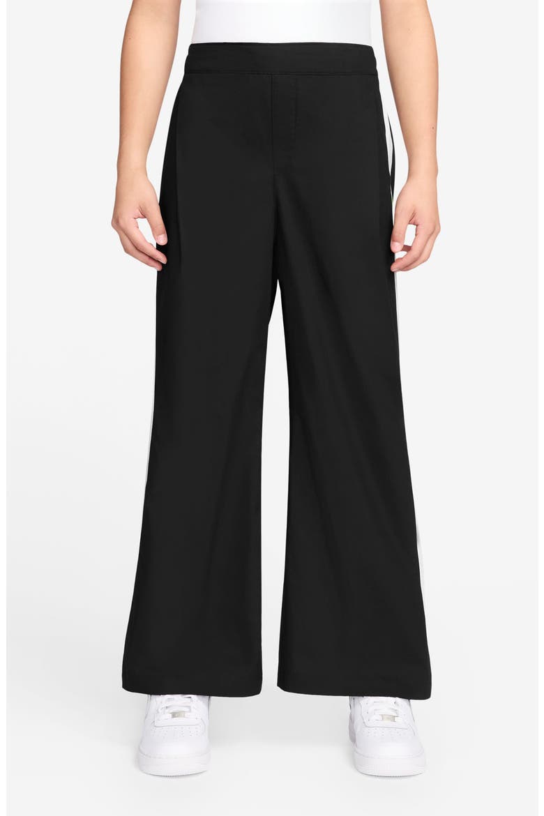 Kids' Side Stripe Pull-On Pants, Main, color, BLACK/ SOFT PEARL/ BLACK