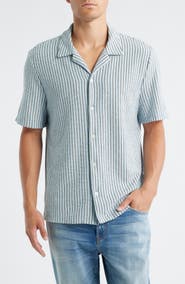 Madewell The Textured Knit Camp Shirt