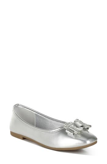 London Rag Navik Flat In Silver