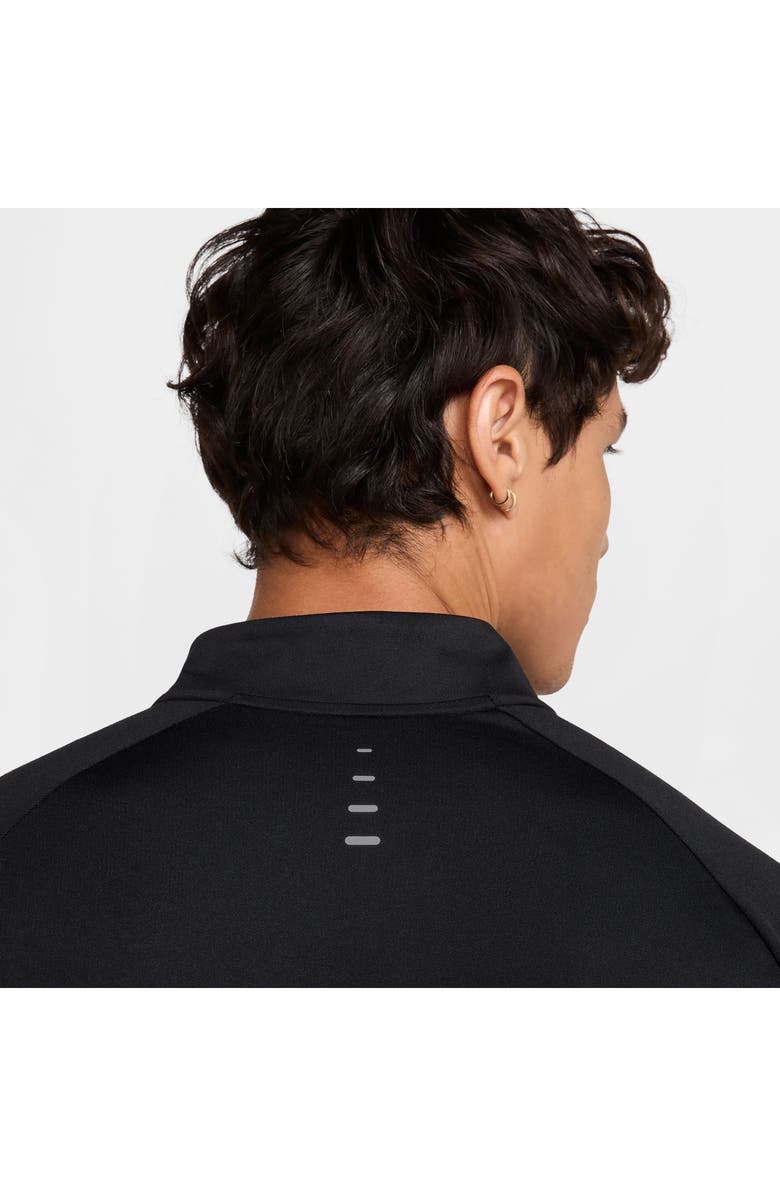 Nike Dri-FIT Stride Half Zip Running Top, Alternate, color, 010 Black/Refsil
