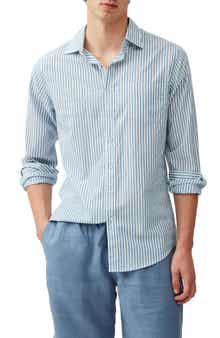 Rodd & Gunn Ferry Landing Sports Fit Stripe Button-Up Shirt