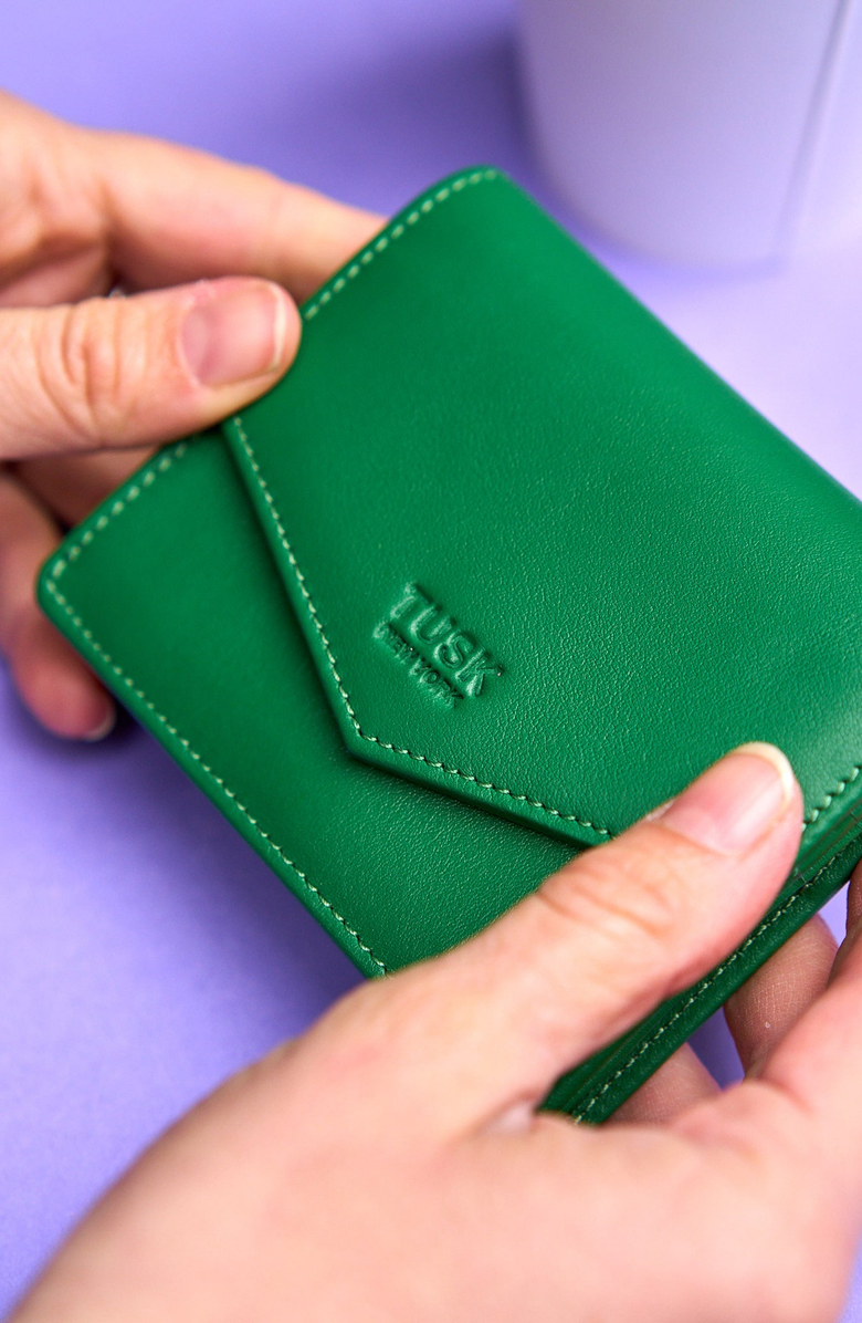 Tusk Joy French Wallet, Alternate, color, Emerald