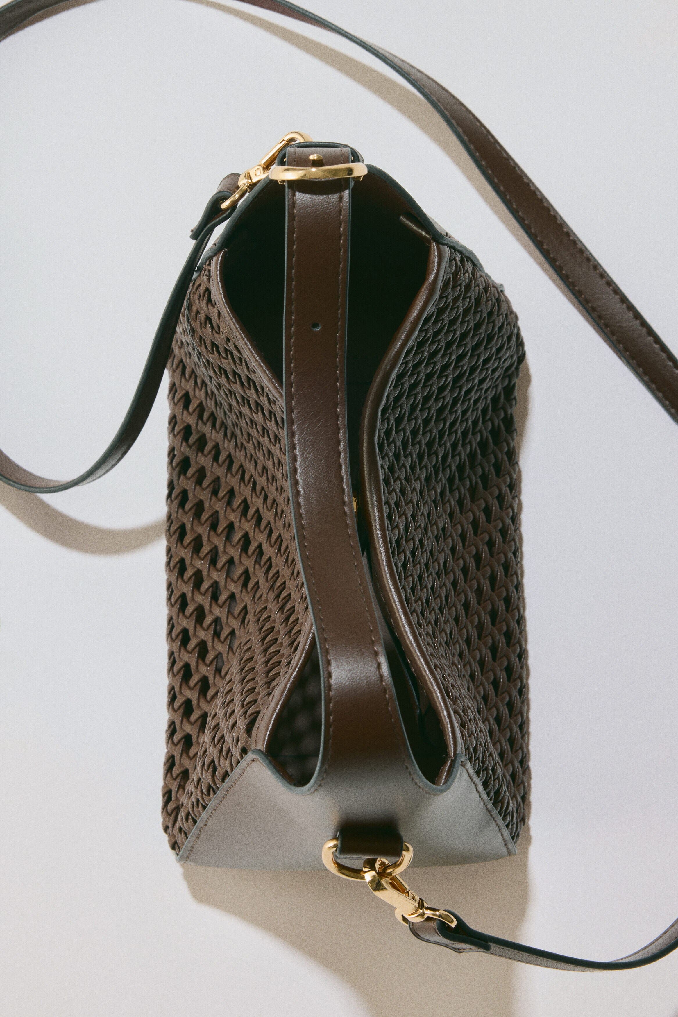 H&M Crossbody Bag, Alternate, color, Dark Brown