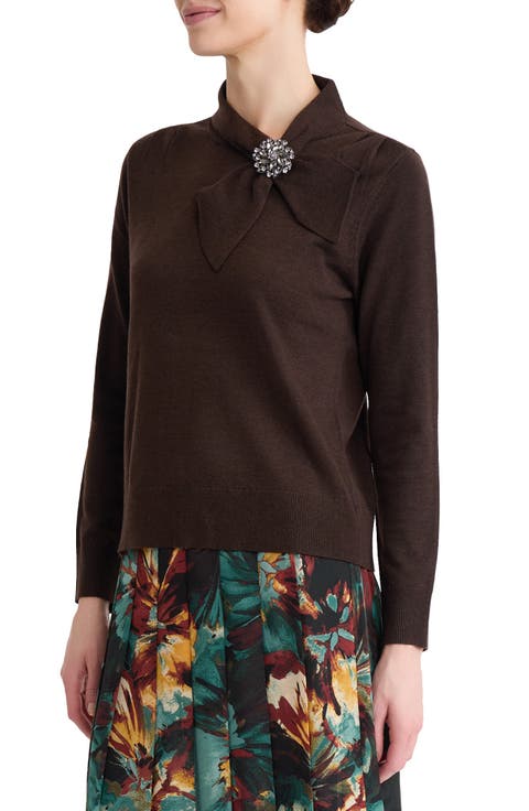 Pin Tie Sweater