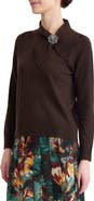 KASPER Pin Tie Sweater