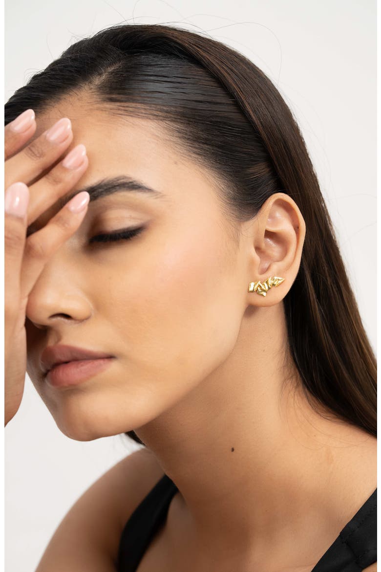 Demi Ear Crawlers, Alternate, color, GOLD