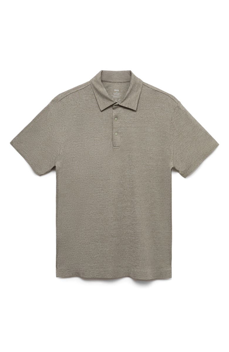 MANGO CoolMax<sup>®</sup> Slim Fit Polo, Alternate, color, Medium Green