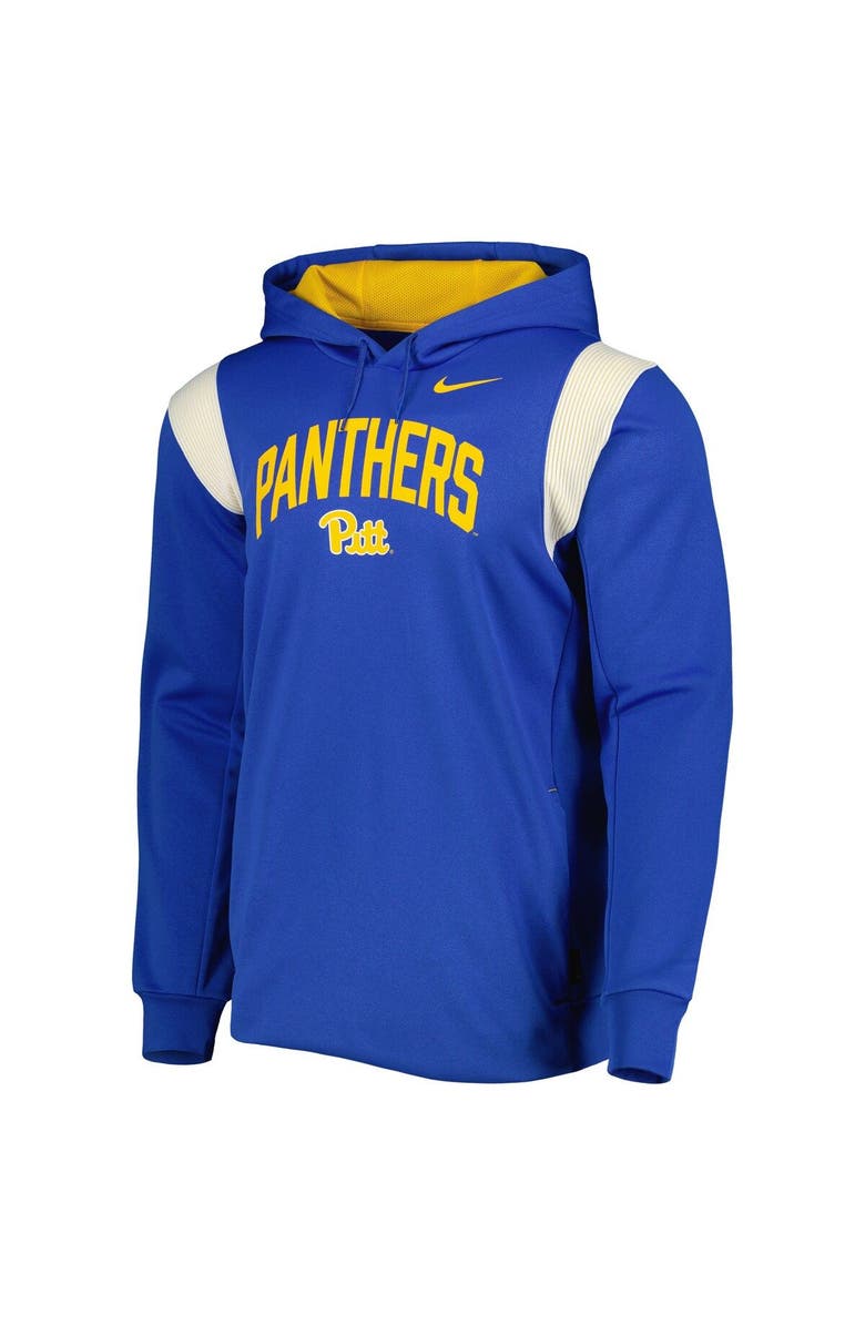 Nike Men's Nike Royal Pitt Panthers 2022 Sideline Performance Pullover Hoodie, Alternate, color,