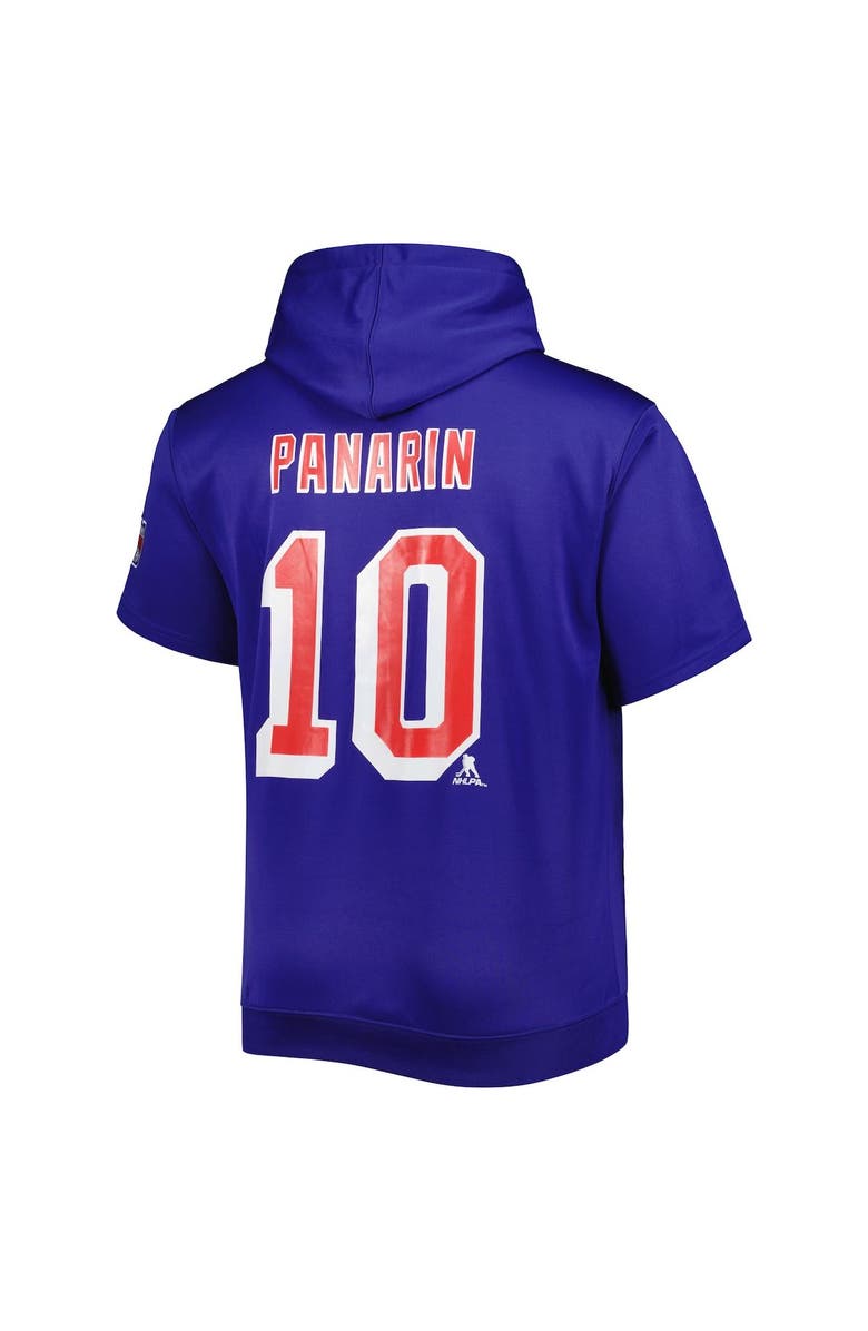 FANATICS Men's Fanatics Branded Artemi Panarin Blue New York Rangers Big & Tall Name & Number Pullover Hoodie, Alternate, color, Blue