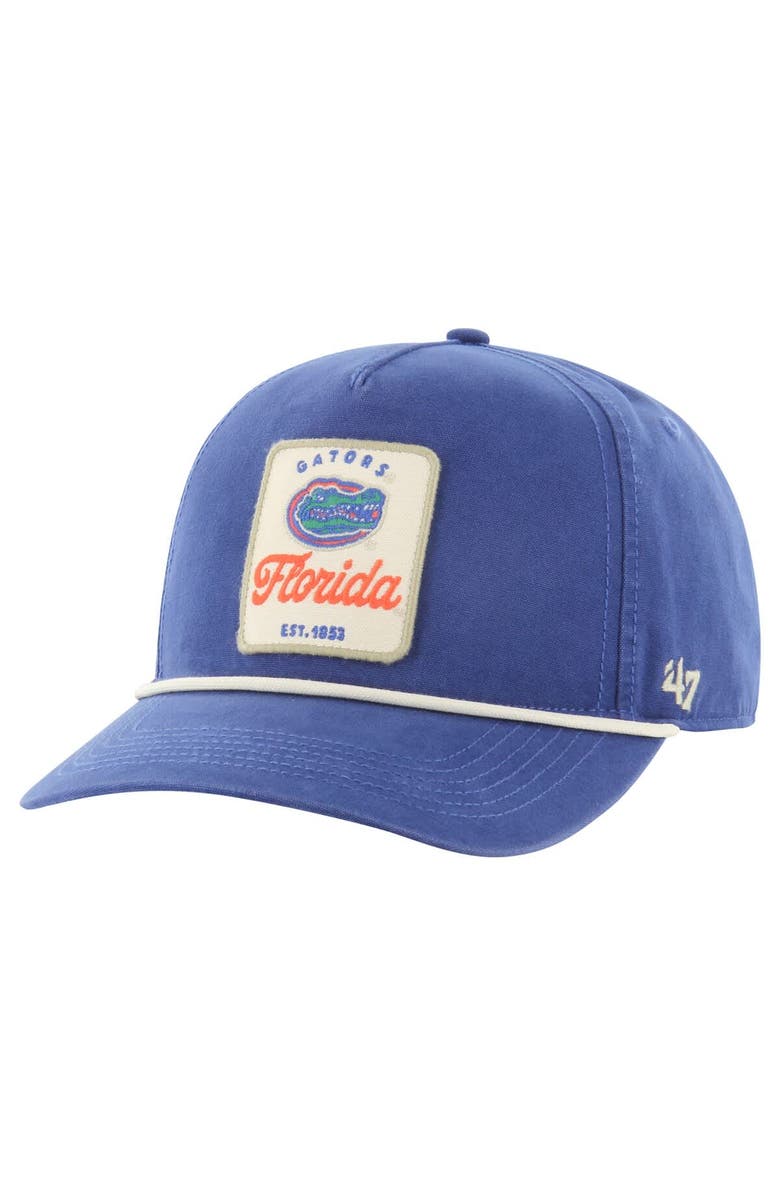 '47 Men's '47 Royal Florida Gators Pitstop Hitch Rope Adjustable Hat, Main, color, 