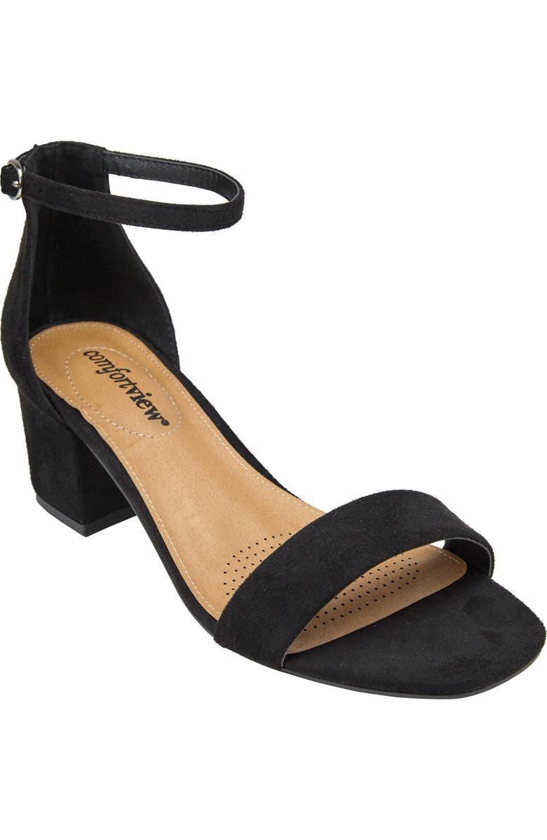 Comfortview The Orly Sandal, Main, color, Black