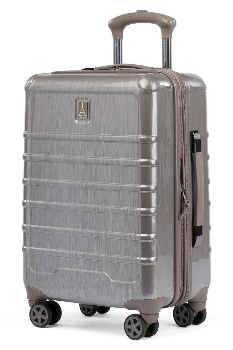 Rollmaster™ Lite 20" Expandable Carry-on Hardside Spinner Luggage, Alternate, color, CHAMPAGNE