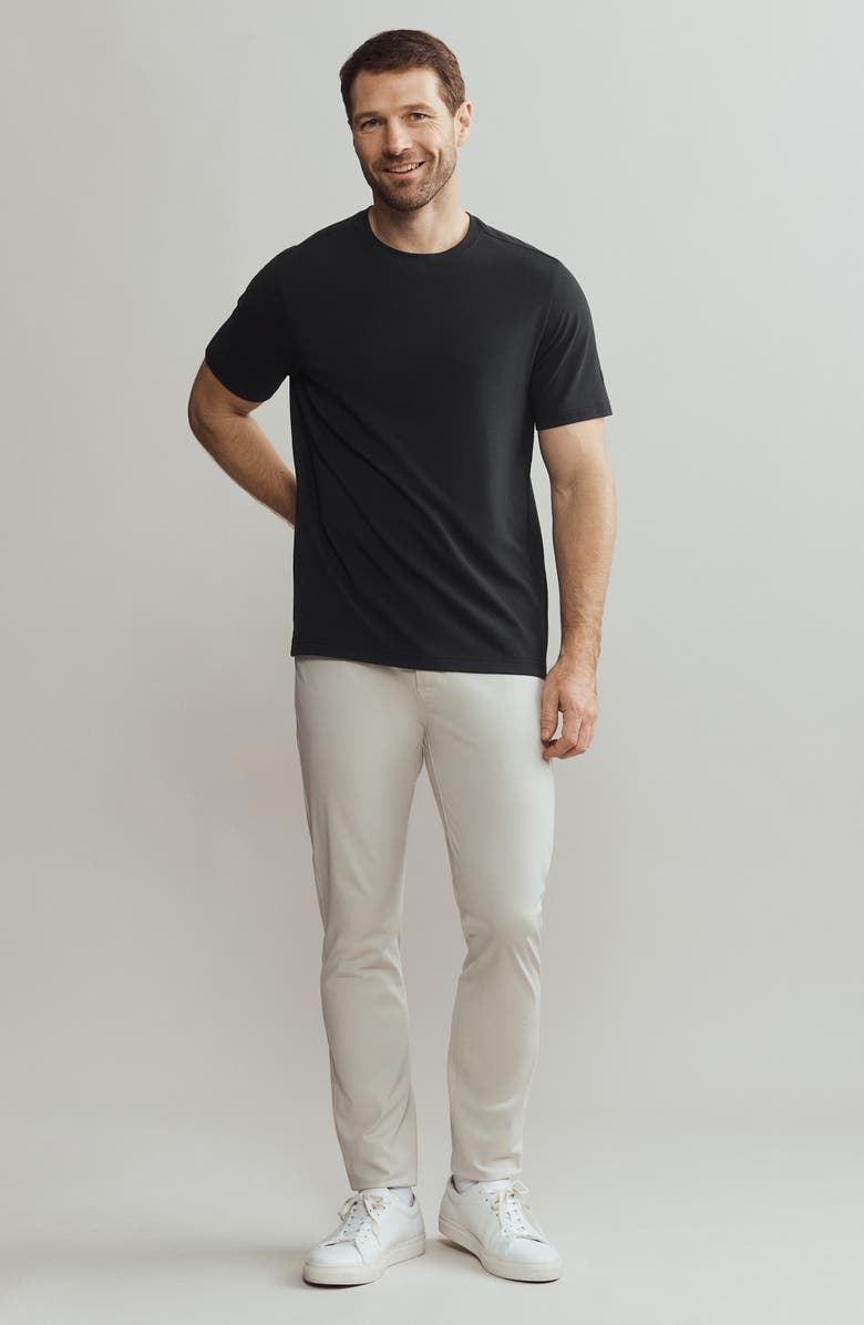 Rhone Origin Crewneck T-Shirt, Alternate, color, Black