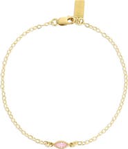 Set & Stones Marquise Birthstone Bracelet