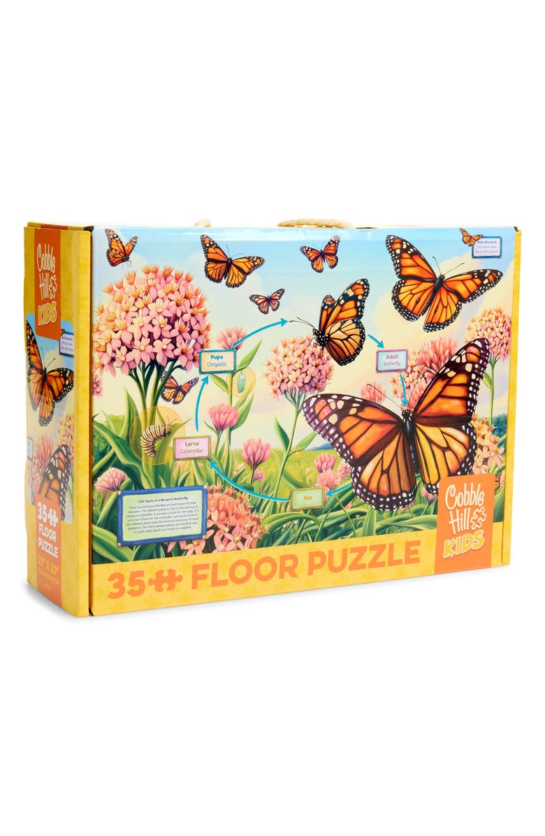 Outset Media Monarch Butterfly 35-Piece Floor Puzzle, Main, color, Multi