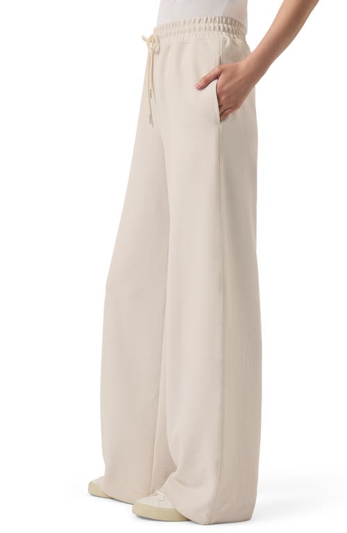 Splendid Waffle Scuba Pants In Moonstone