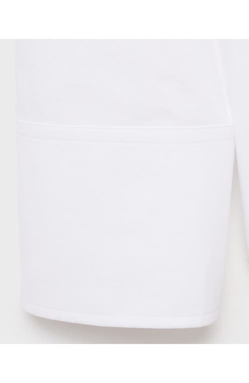 Mango Selection Oversize Organic Cotton Poplin Button-up Shirt In White