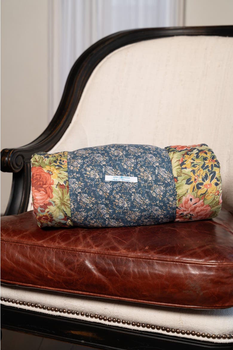 Eternal Rose Throw, Navy, Alternate, color, Navy