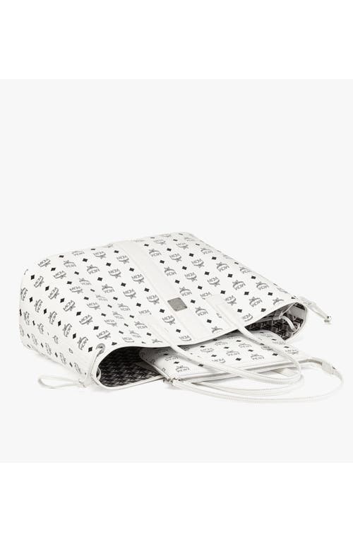 Mcm Reversible Liz Shopper In White