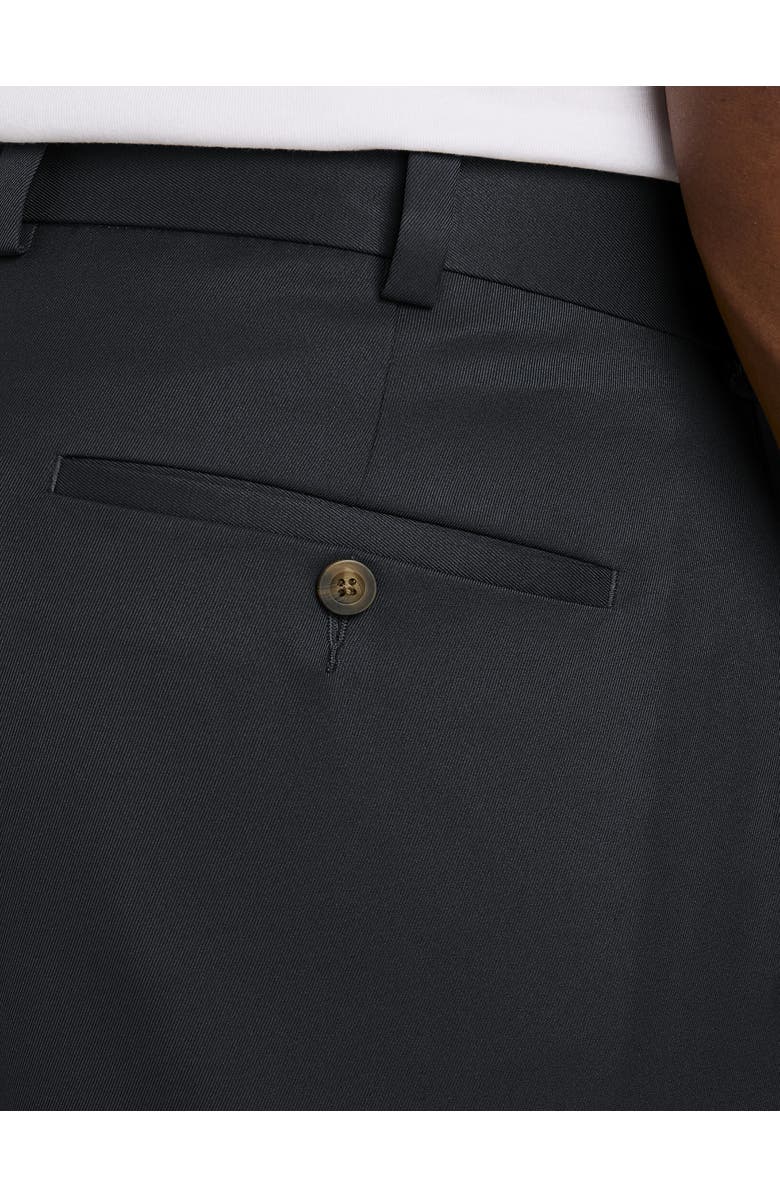 B+T Essentials Big & Tall Microfiber Dress Pants, Alternate, color, Black