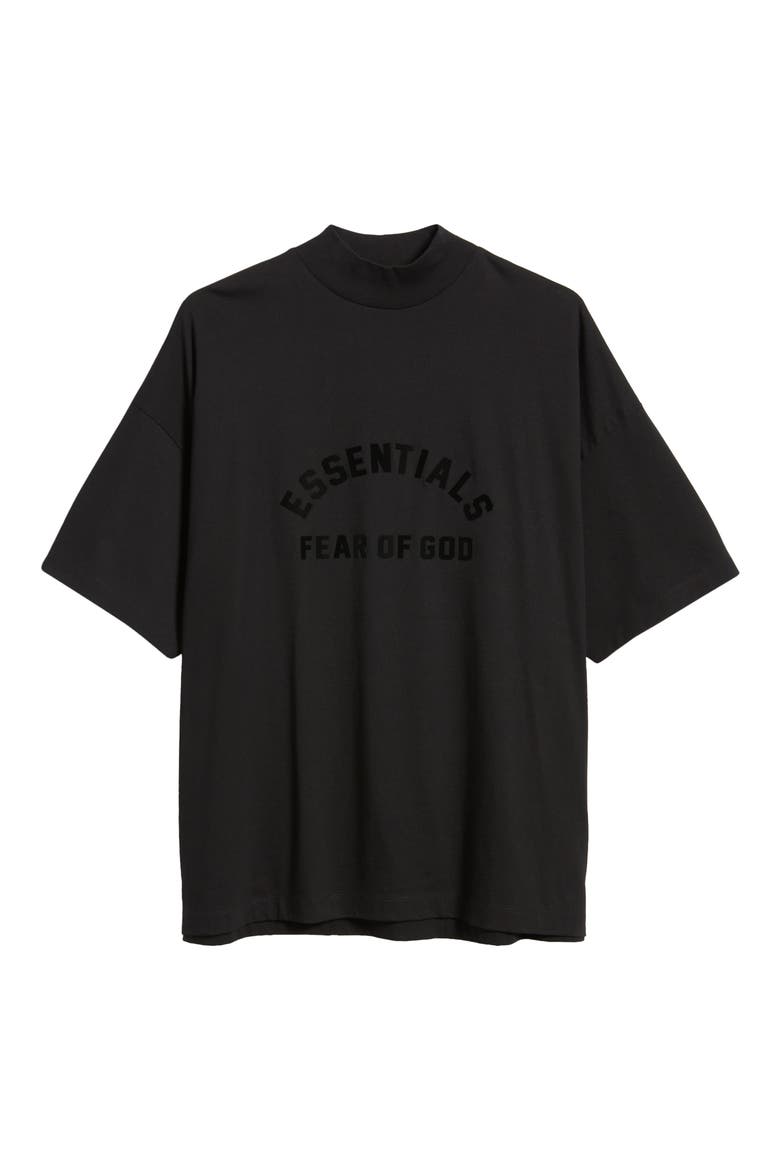 Oversize Cotton T-Shirt, Alternate, color, JET BLACK