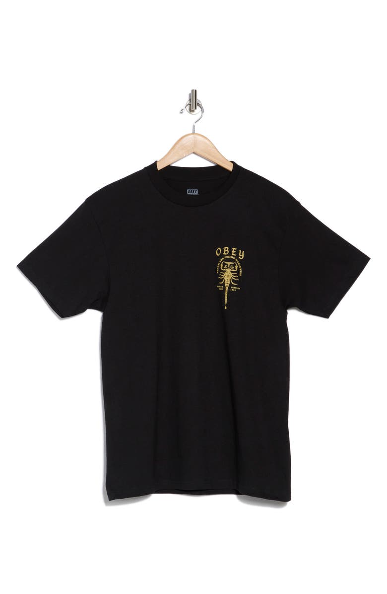 Obey Scorpion Short Sleeve Graphic T-shirt, Alternate, color, 