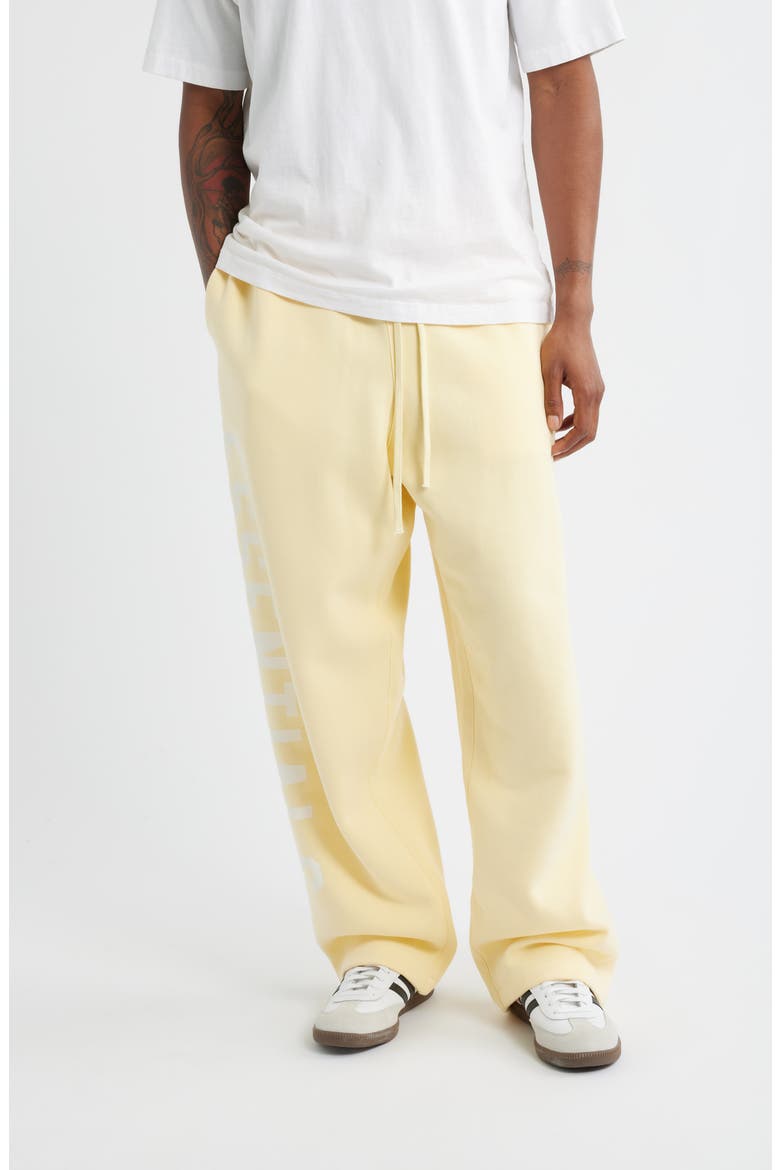 Lounge Fleece Sweatpants, Main, color, GARDEN YELLOW
