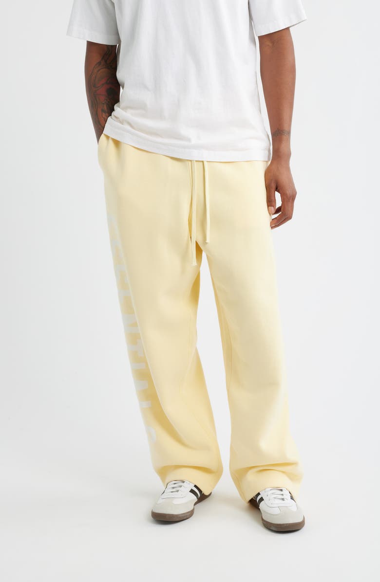 Fear of God Essentials Lounge Fleece Sweatpants, Main, color, Garden Yellow