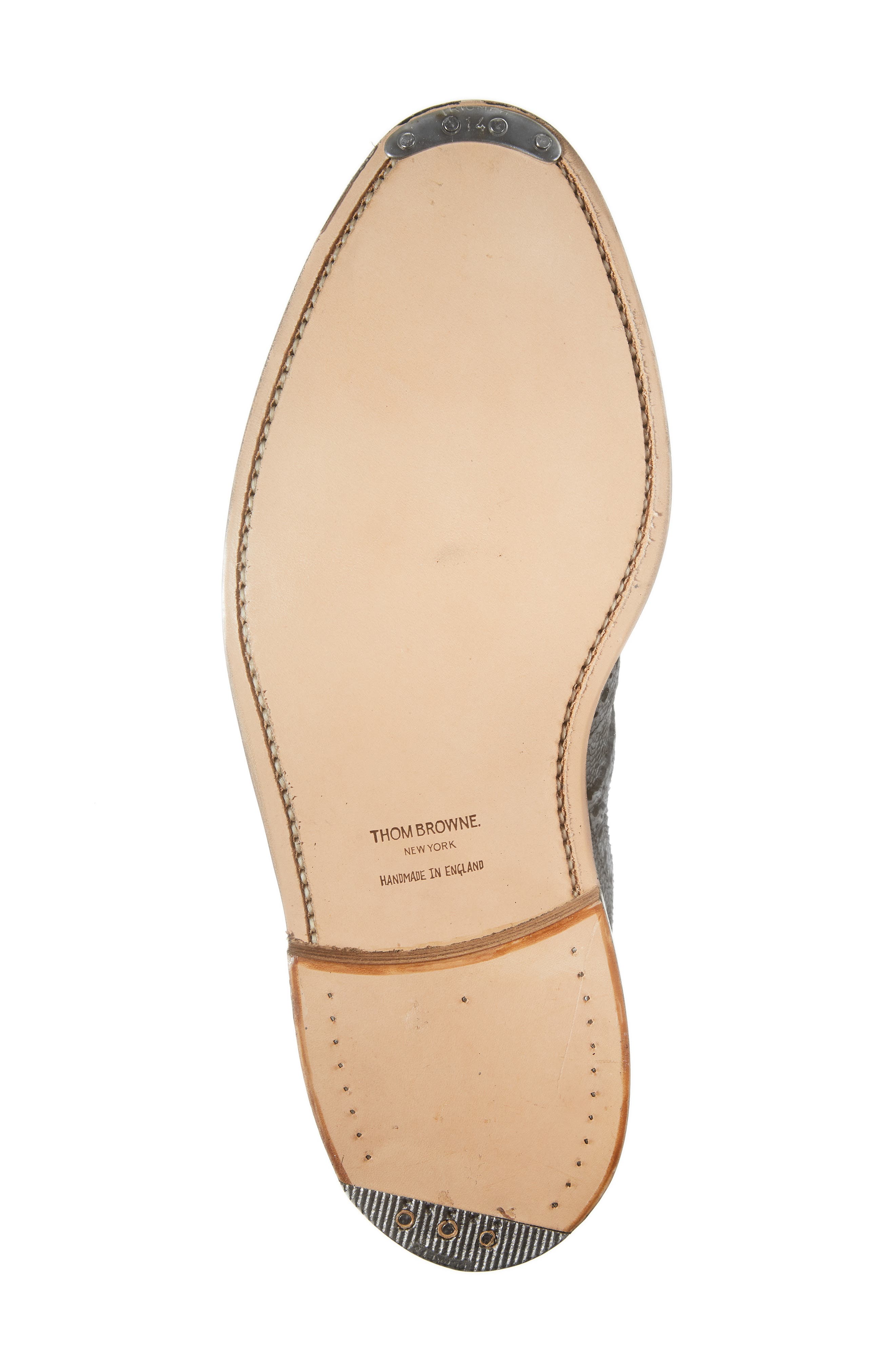 Thom Browne Classic Wingtip Lace-Up Boot, Alternate, color, 