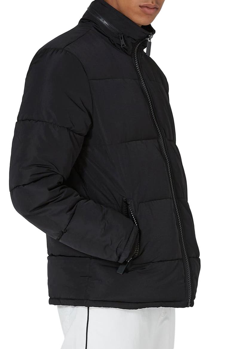 Rex Puffer Jacket, Main, color, BLACK