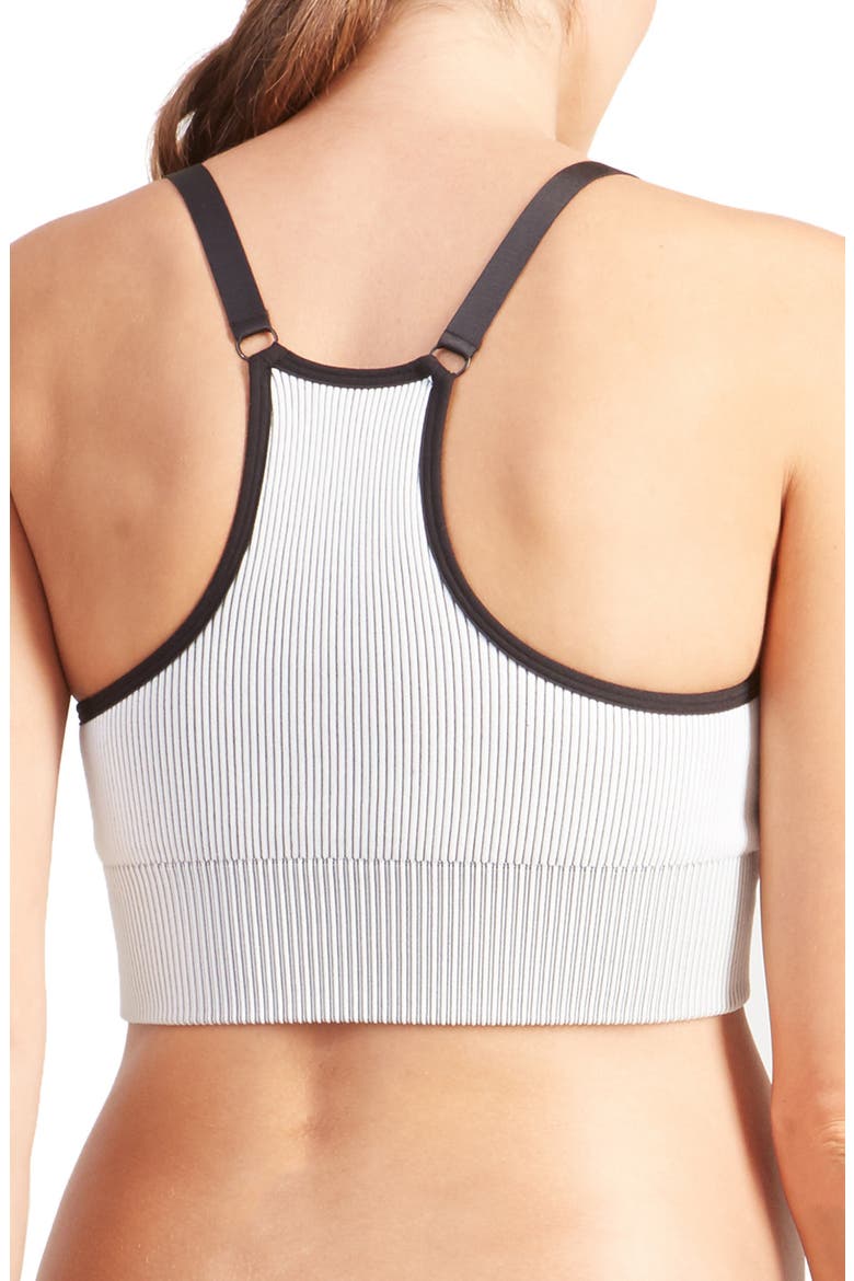 Ingrid & Isabel® Seamless Active Maternity/Nursing Bra, Alternate, color, BKWT COMBO