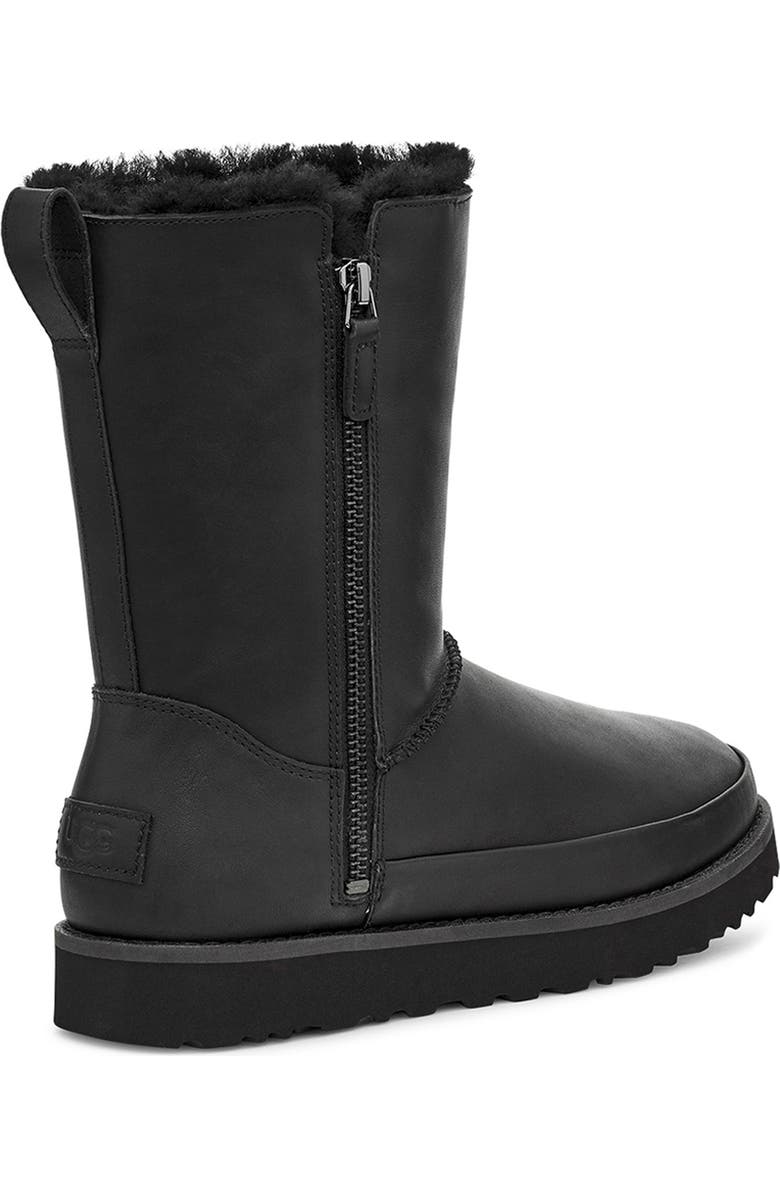 UGG<sup>®</sup> UGG Classic Zip Genuine Shearling Bootie, Alternate, color,