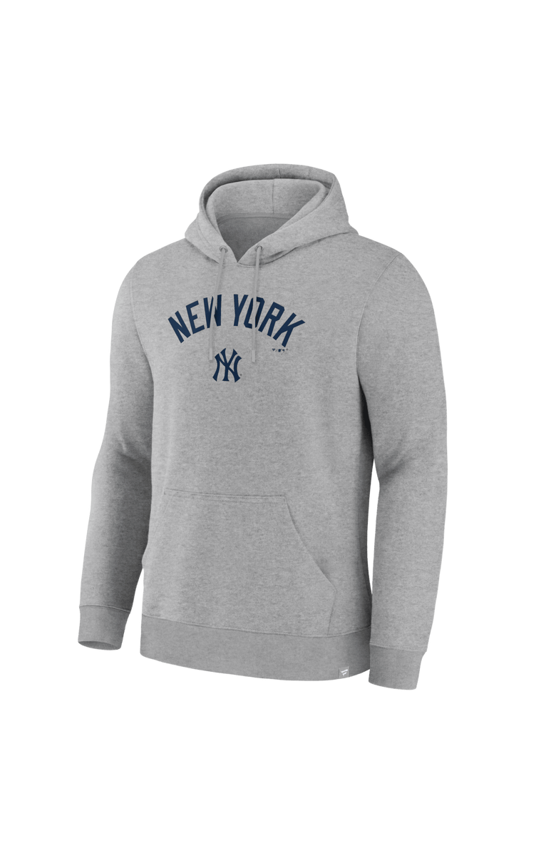 FANATICS Men's Fanatics Heather Gray New York Yankees Lock-Up Legacy Hoodie, Alternate, color, Heather Gray