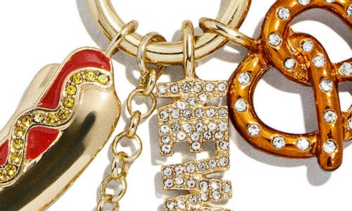 Baublebar Big Apple Bling Bag Charm In Gold