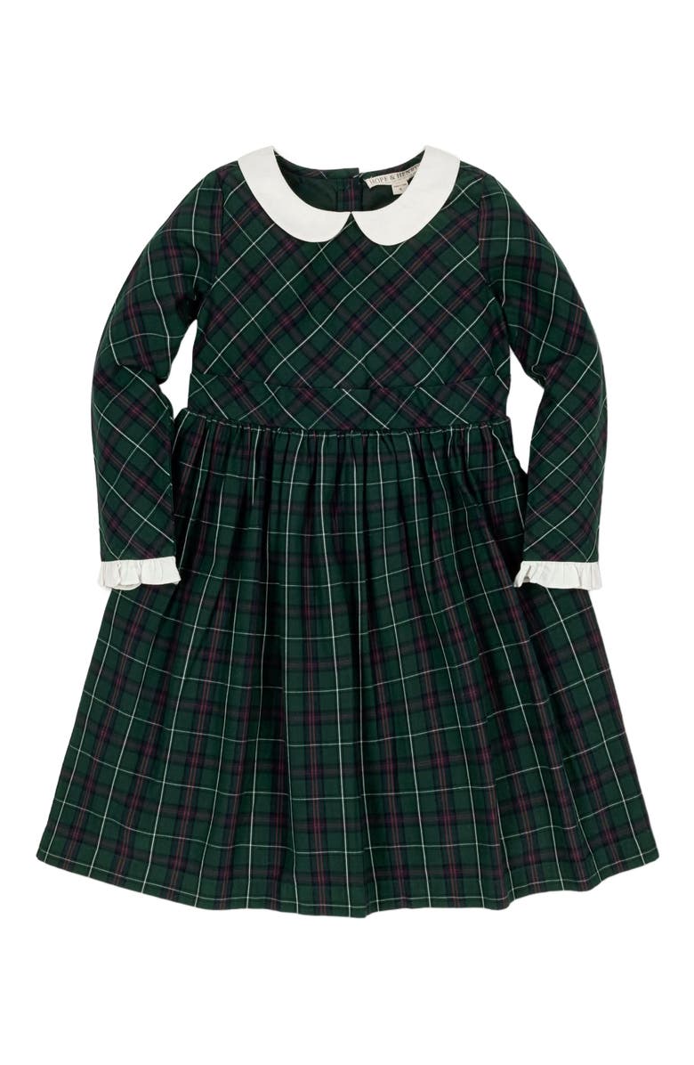 Hope & Henry Girls' Organic Ruffle Cuff Party Dress, Kids, Main, color, 