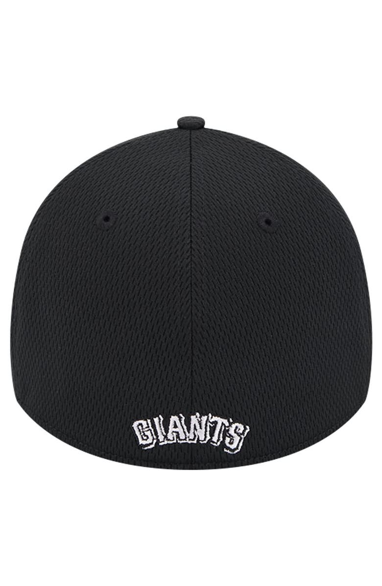 New Era Men's New Era Black San Francisco Giants Active Dash Mark 39THIRTY Flex Hat, Alternate, color, Black