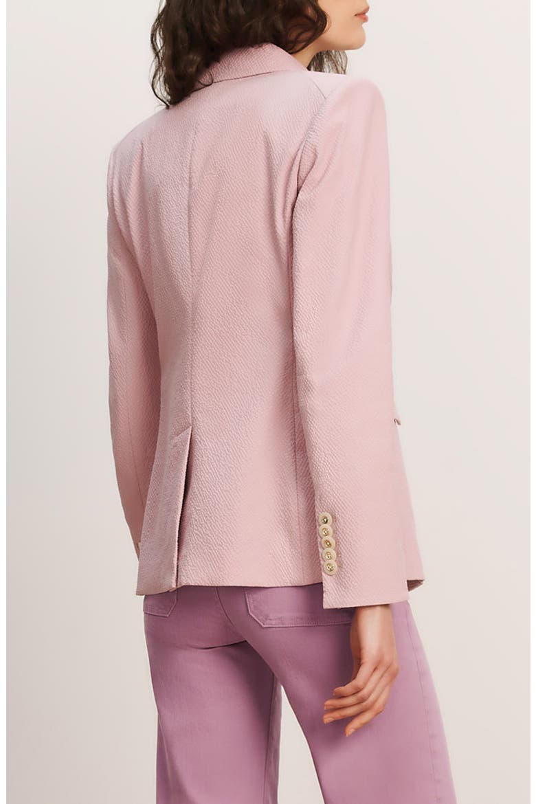 Miller Textured Stretch Cotton Dickey Jacket, Alternate, color, PALE ORCHID HAZE
