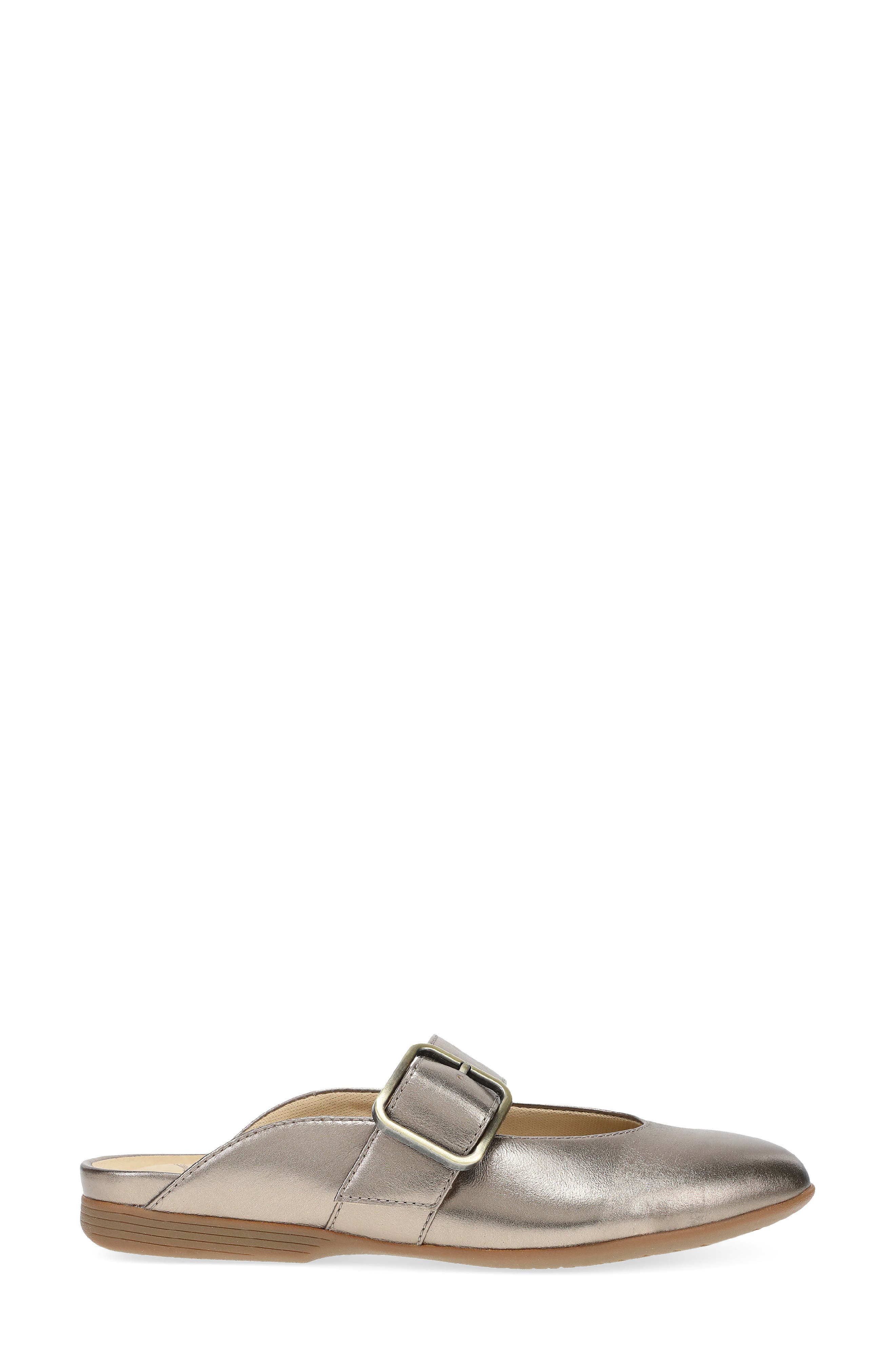 Lotus Mary Jane Mule, Alternate, color, DARK GOLD METALLIC