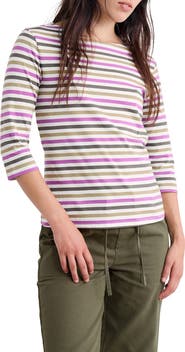 Seasalt Cornwall Sailor Stripe Organic Cotton Top