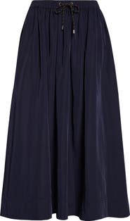 Veronica Beard Bates Taffeta Midi Skirt