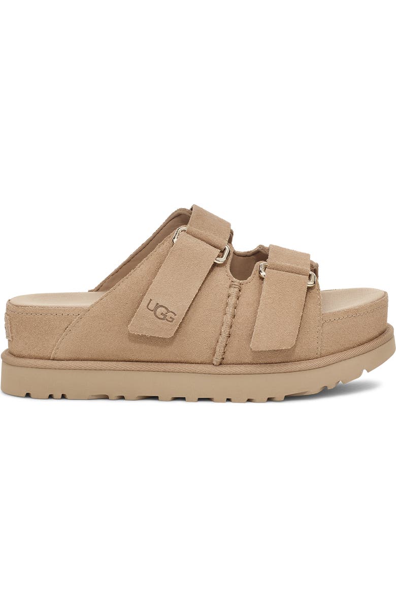 UGG<sup>®</sup> Goldenstar Platform Slide Sandal, Alternate, color, San