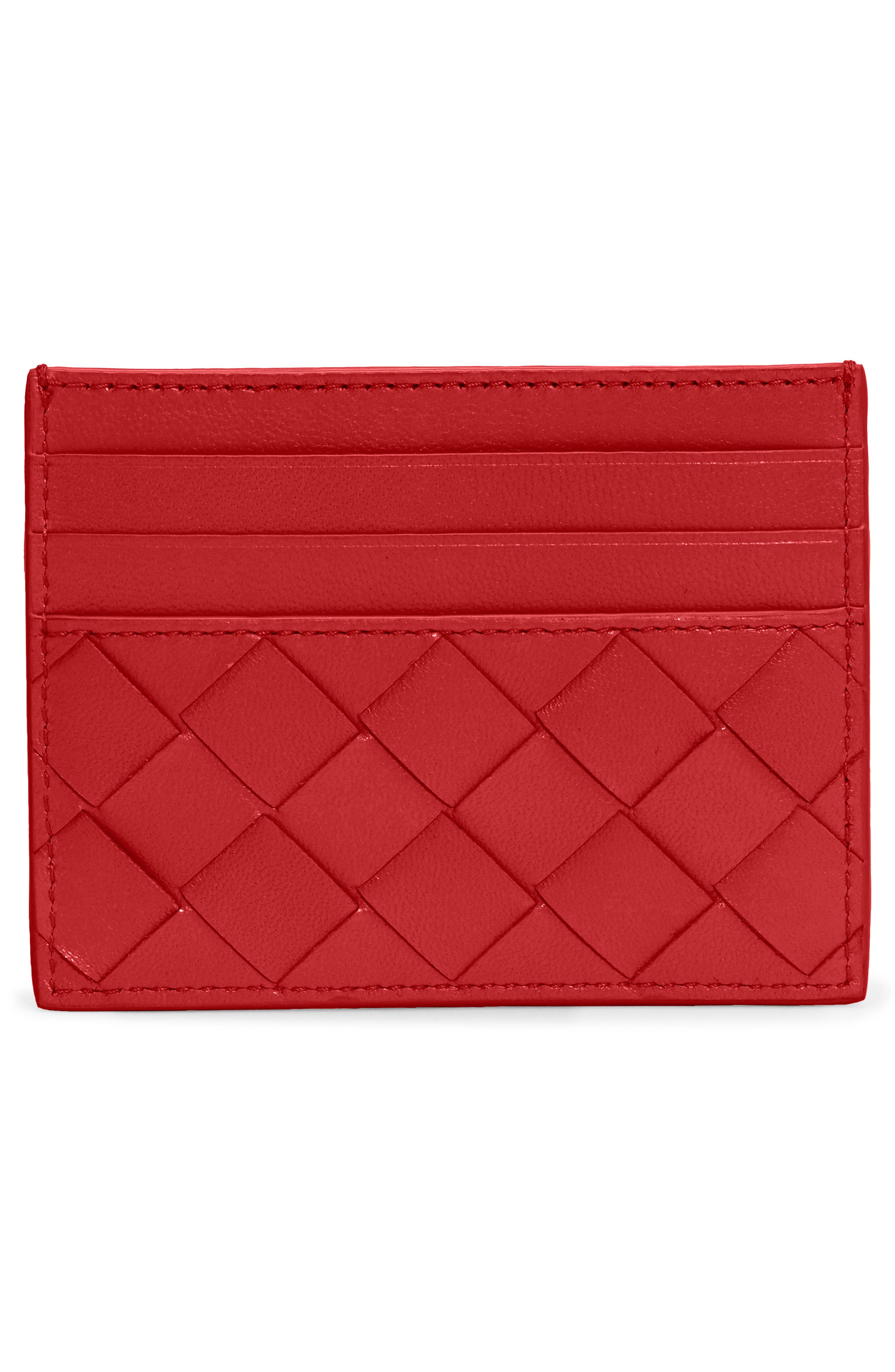 Bottega Veneta Intrecciato Leather Card Case | Nordstrom