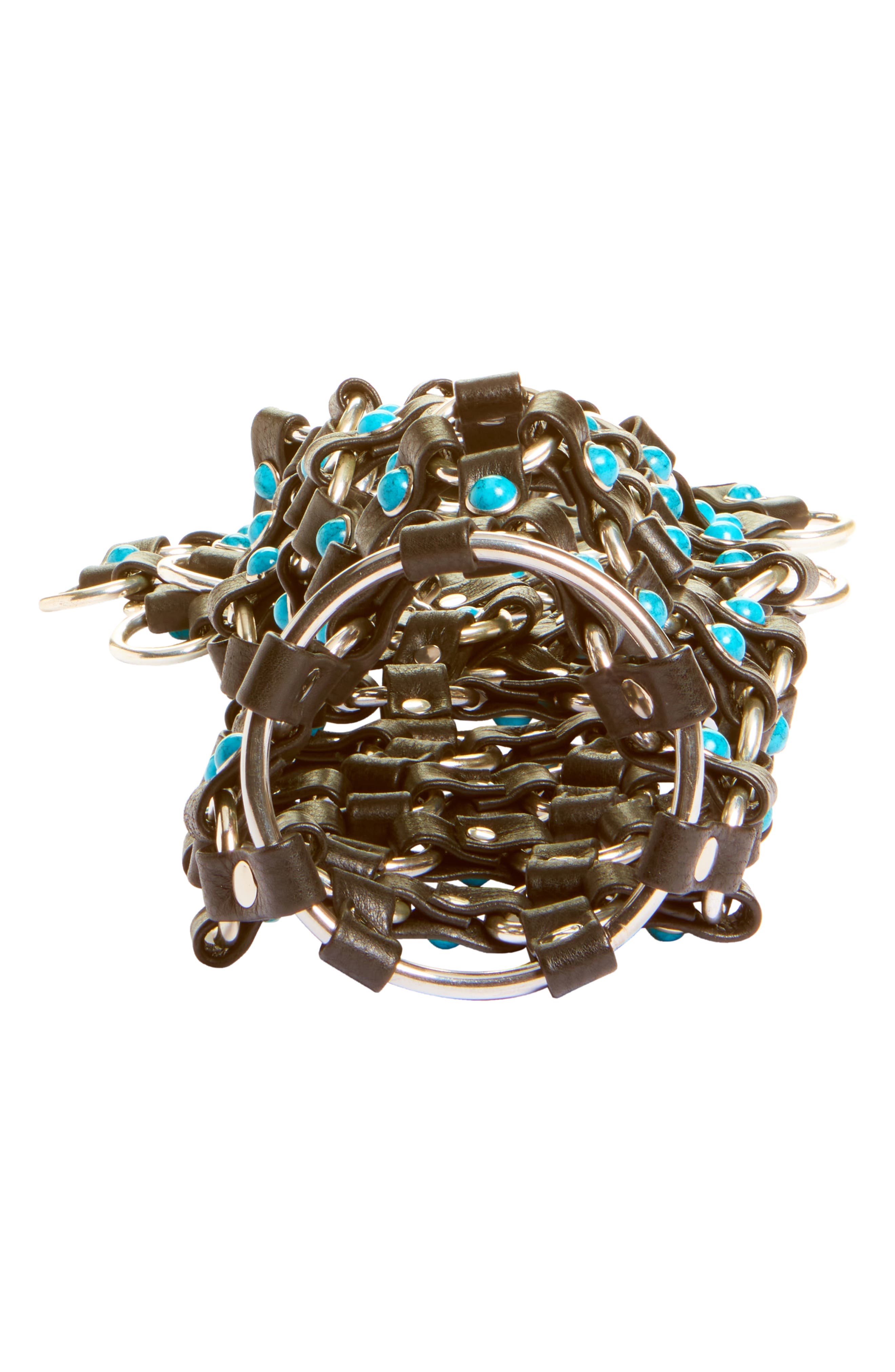 VIDAKUSH Hydration Hero Leather Crossbody Bag, Alternate, color, Turquoise