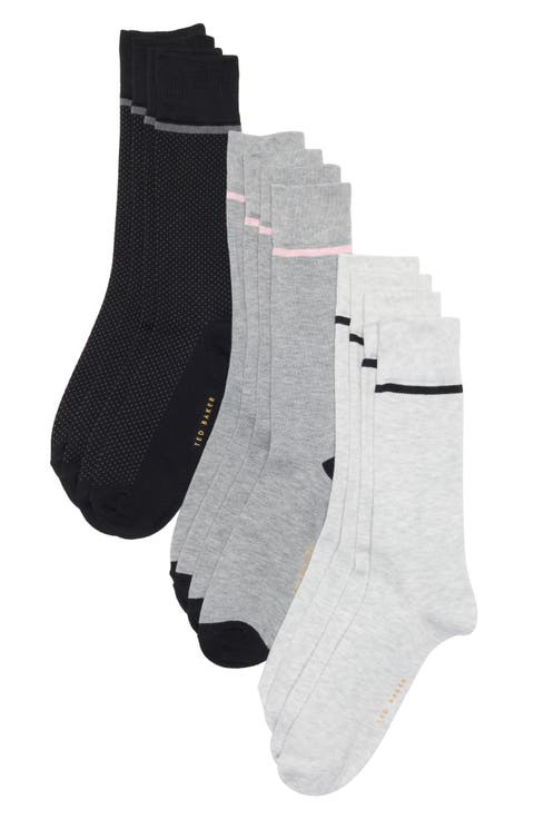 Assorted 6-Pack Crew Socks