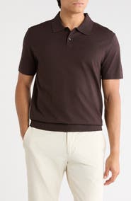 Theory Light Bilen Short Sleeve Sweater Polo